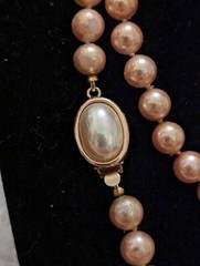 Vintage Carol Lee Faux Pearl Necklace