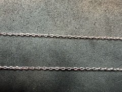 1.04g Vintage Sterling Silver 925 Adjustable Cable Chain Link Necklace 21 in M