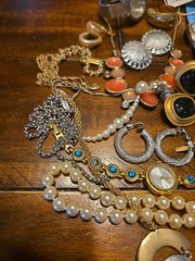 Jewelry Mix Marked Napier, Coro, Charmin Charlie, Trifari, Ann Taylor
