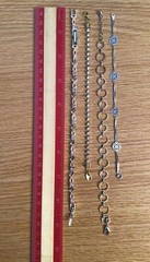 Lot Of 4 Signed Vintage AVON Bracelets Gold/Silver Tone Rhinestones Enamel