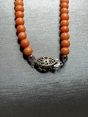Antique Natural Satsuma Coral Almost Perfect Cascading 4.7mm-8.5mm