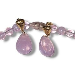 Vintage Avon Lavender Soft Sophistication Necklace Earring Set Purple