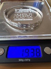 SW 925 Sterling Silver Flush CZ Cubic Zirconia Hinged Bangle Bracelet 7″ Inches