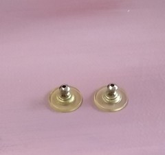 Vintage Sterling Silver 925 Mexico Geometric Square Stud Earrings 1/2″ Modernist