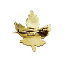 Maple Leaf Tiny Colorful Enamel Metal Vtg Scatter Lapel Necktie or Brooch Pin