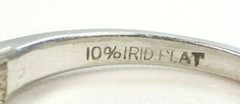Art Deco Diamond Wedding Band Platinum Ring Size 9.5 UK-S1/2 EGL USA Circa 1920s