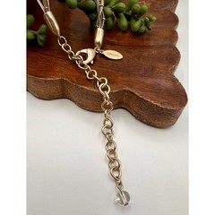 Chicos Lariat Necklace | Vintage Gold Tone | Y2K | Vintage Statement Piece