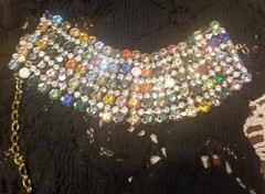 BIJOUXMG, Vintage Rhinestone Bracelet, 1950s