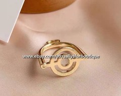 Sally’s Quality 100% Copper Scarf Ring Circle Buckles Brooch For Silk Scarves