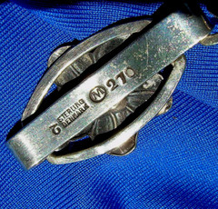 ORIGINAL Vintage Art Deco Design STERLING SILVER 925 Denmark Link panel Bracelet