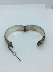 1900-1950 Tunisa 925 Silver Bracelet North Africa French HALLMARK