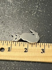 925 sterling silver Cat pin Brooch (9.6 Grams )