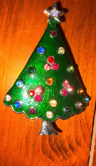 Christmas Tree Brooch
