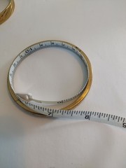 1960’S 12k GF Marathon Design Floral Bangle Bracelet And Monet Bracelet