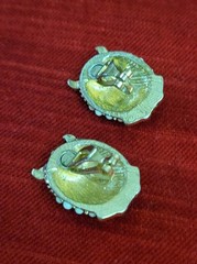 Vintage Clip On Owl Earrings