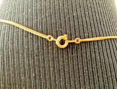 Pendant Kit Finch Painted Gold Egg Blue Crystals Goldtone Chain Instructions New