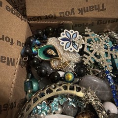 Vintage to Now Jewelry Lot, All Wearable Untested. No Junk. Box D9