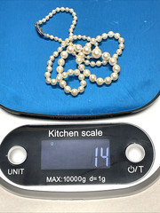 Vintage Graduated Akoya Cultured Pearl Necklace 18.5in 10K Filigree Clasp 14g