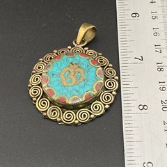 Fine Artwork Traditional Beautiful Ethnic Awesome Tibetan Handmade Pendant