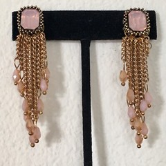 Vintage Dangle Clip-On Earrings