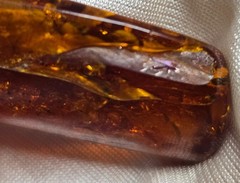 Vintage Brown Natural Amber Pendant from Latvia