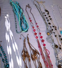 Great Lot 18 Vintage to More Modern Multi-Strand Necklaces Many Many Designs
