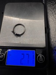 SZ 5.75 Vintage Sterling Silver Fairy Wing Ring Estate 925