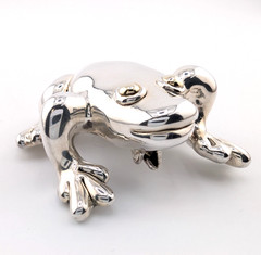 Bat-Agi Israel Sterling Silver 925 Frog Pin/Brooch 17342