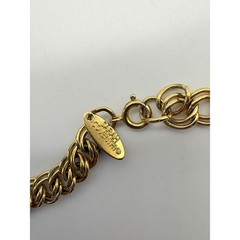 Sarah Coventry Vintage Gold Tone Double Link Chain Necklace 24 Inch J470