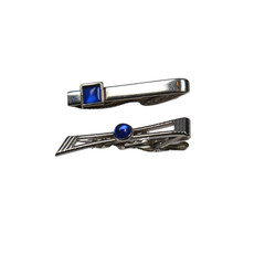 Vintage Pair of Tie Clips (Foster & No Brand) D115-46