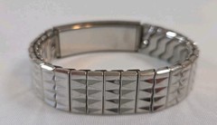 VTG Speidel Locket Bracelet Engraved Vintage ID Marked 10K GF War Bracelet ?