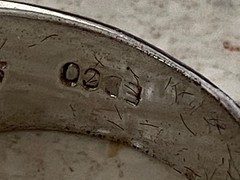 Vintage Edco Pave Wide Band Ring Size 7 Women’s Cocktail