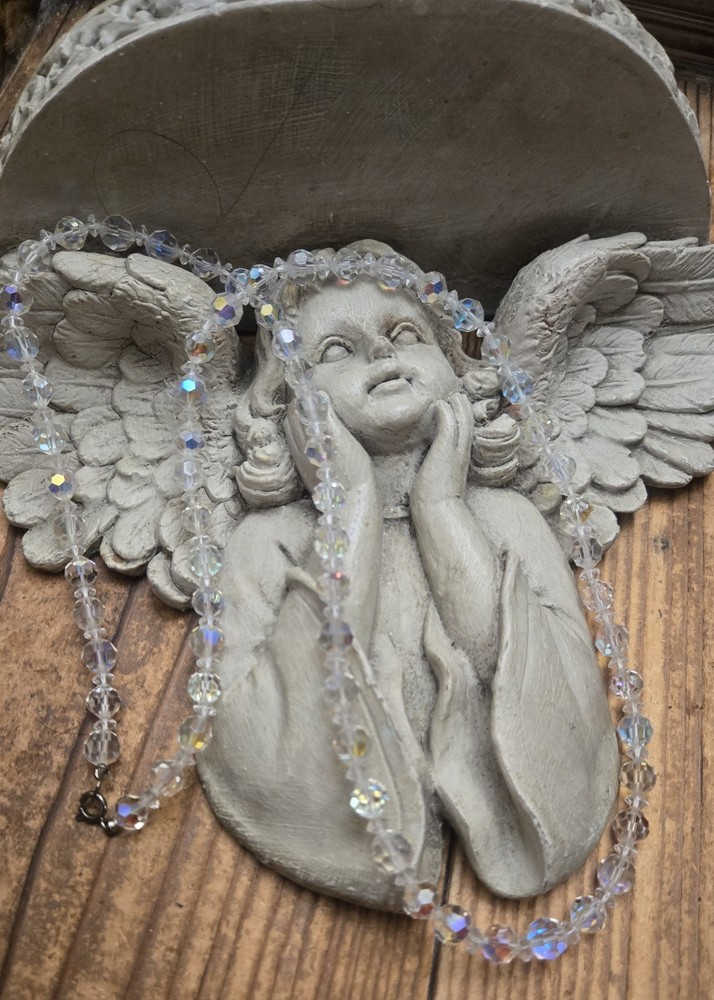 Vintage Aurora Boreallis Crystal Necklace
