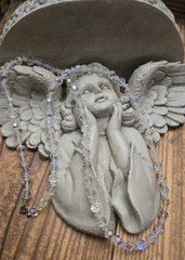 Vintage Aurora Boreallis Crystal Necklace