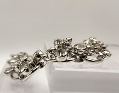 Verified Juliana D&E Ref 5757 Rhinestone Bracelet 5 Link Crystal Vintage 7″ READ