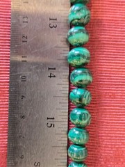 Necklace 24-inch length Malachite 4.0 mm -14.0 mm GRADUATED Bead Strand