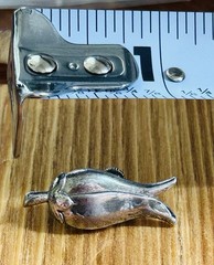 Vintage Sterling Silver Mid Century Tulip Flower Screw Back Earrings 3.25 Grams