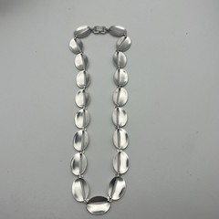 Vintage Signed WRE Sterling Silver Choker Necklace 15.5 Inches