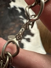 Vintage Brazilian 100 Réis Coin Charm Bracelet Estate Jewelry – Broken Clasp