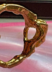 Lady Bodies Ring 24K GP Size 9 two Lesbian LGBT Gay Pride Original by JKL 820