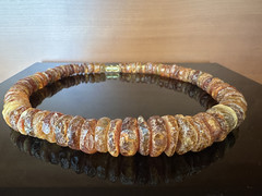 Vintage Raw Unpolished Baltic Amber Nuggets Chunks Necklace 52 gr, 18” L