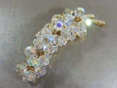 JULIANA D&E BOOK VERIFIED PIECE AB CRYSTAL & RHINESTONE PRONG SET 3.20″ BROOCH