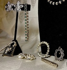 Lot Vintage Modern Jewelry Sarah Coventry Avon Rhinestones Sterling Silver 925