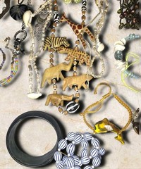 55 Pc Mixed Costume Jewelry Lot Necklaces Bracelets Signed Trifari AE Gwen Boho