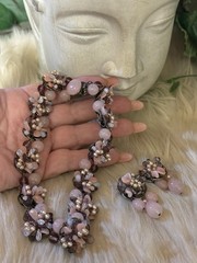 Louis Rousselet For Chanel 1930’s OR 1950’s ERA Stunning And Glamorous Pink Set!