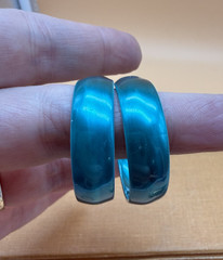 Vintage 1980s 1990s Enamel Earrings Lot Pierced Red Blue Statement – Lot of 5