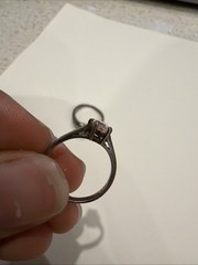 2 Marked 925 Sterling Rings Pat 925 Unknown Brand And Gemstone