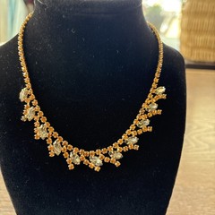 Vintage Necklaces 1940’s set of two chokers fine heirloom fashion jewlery