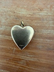 Vintage 1/20 14k Gold-Filled Heart Locket with I Love You