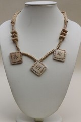 Handcarved rare find Buffalo Bone Necklace Bone jewelry necklace Boho Rustic